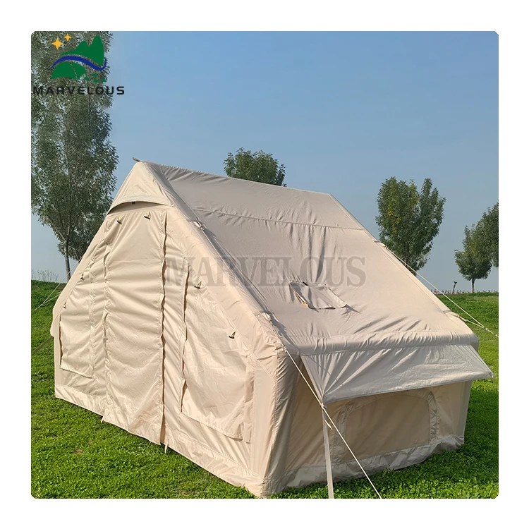 

Well-Ventilated Cotton Inflatable Camping Tent for Outdoor Use