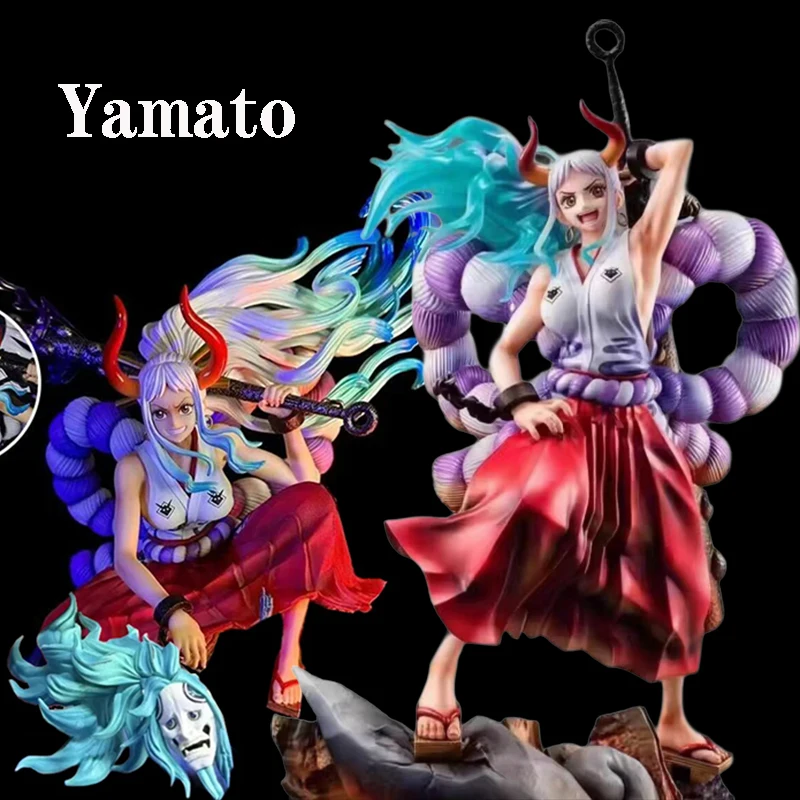 

Anime Wano Country Yamato Figurine One Piece Model GK Kaidou Daughter Yamato Action Figures Warring Toy Doll PVC Collection Gift