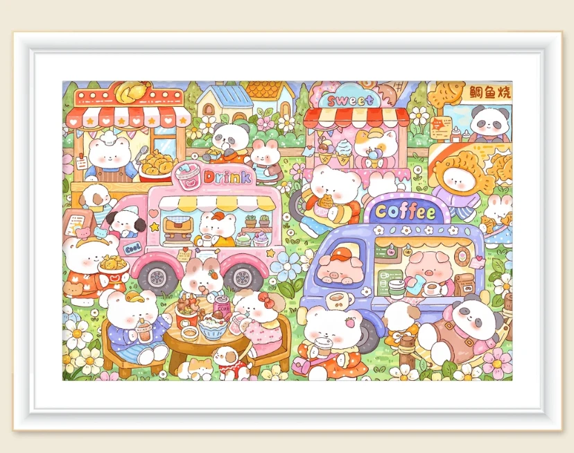 9Ct 120X85Cm Cartoo… - image