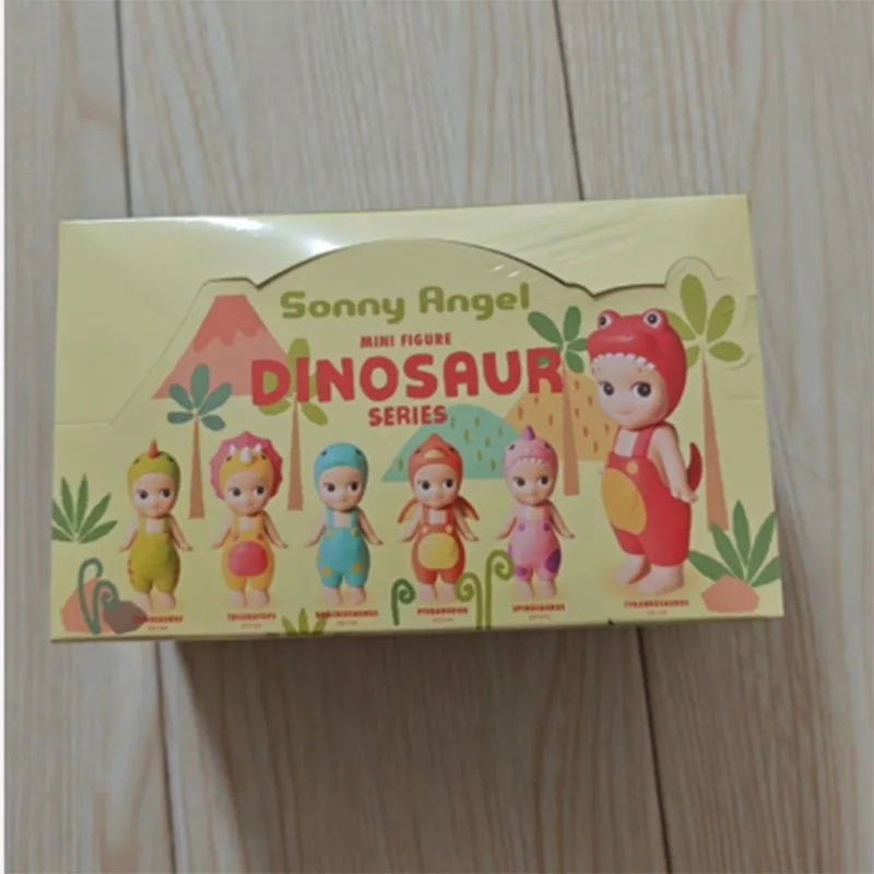 

New Sonny Angel Dinosaur Series Hippers Harvest Cute Hippie Doll Trendy Car Mobile Phone Ornaments Dumplings Children'S Toy Gift