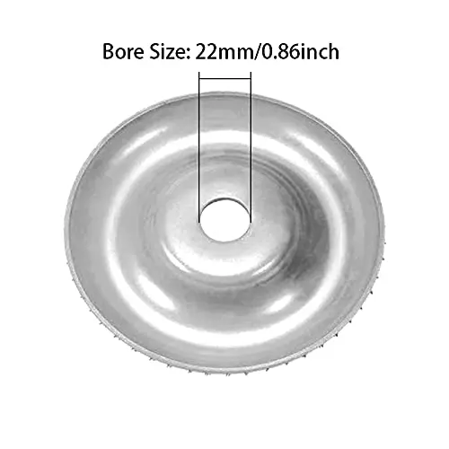 Grinder Wheel Disc 5 inch Angle Grinder Wood Carving Disc 5" (125mm) Dia x 7/8" (22mm) Bore for Wood Grinding Shaping