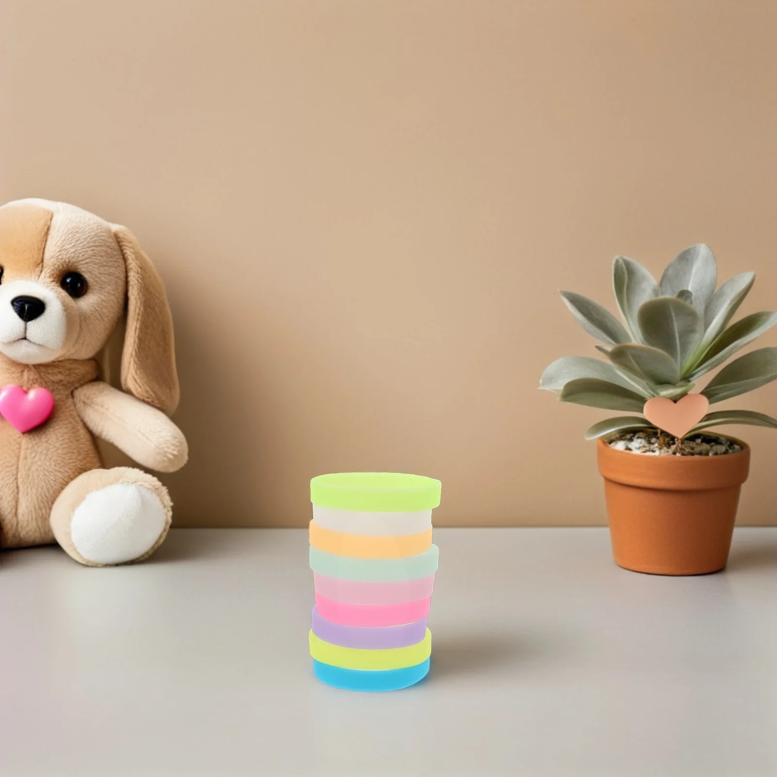 36 قطعة من أساور السيليكون المتوهجة في الظلام، أساور مضيئة لحفلات الأطفال والمناسبات والفرق الرياضية والأنشطة الليلية المقاومة للماء #6