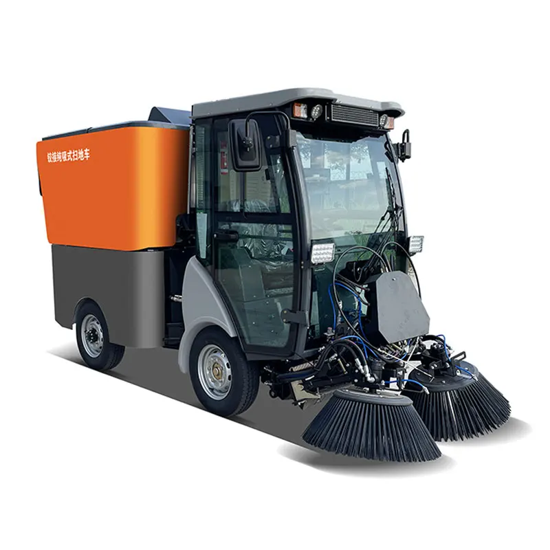 New Hot Sale Electric Ride-on Street Sweeper with 1850mm Cleaning Width and 25km/h Speed