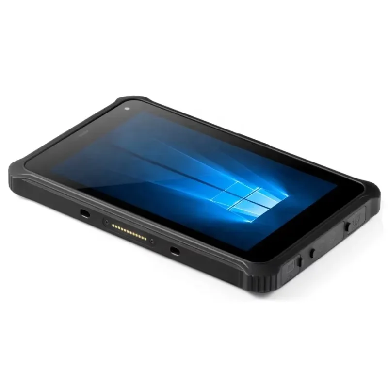 8 inches capability touch working under extreme conditions mobile computer Rugged tablet Win 10 OS