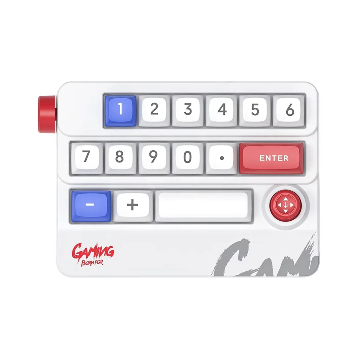 A17G Portable Joystick Mechanical Keyboard Full Hot Swappable Key RGB Backlight Wired Programmable Game Keyboard ForDesktop,A