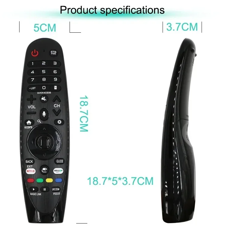 TV-afstandsbediening AN-MR650A voor L Magic Smart LED TV-afstandsbediening zonder spraakfunctie en geen Flying Mouse-functie