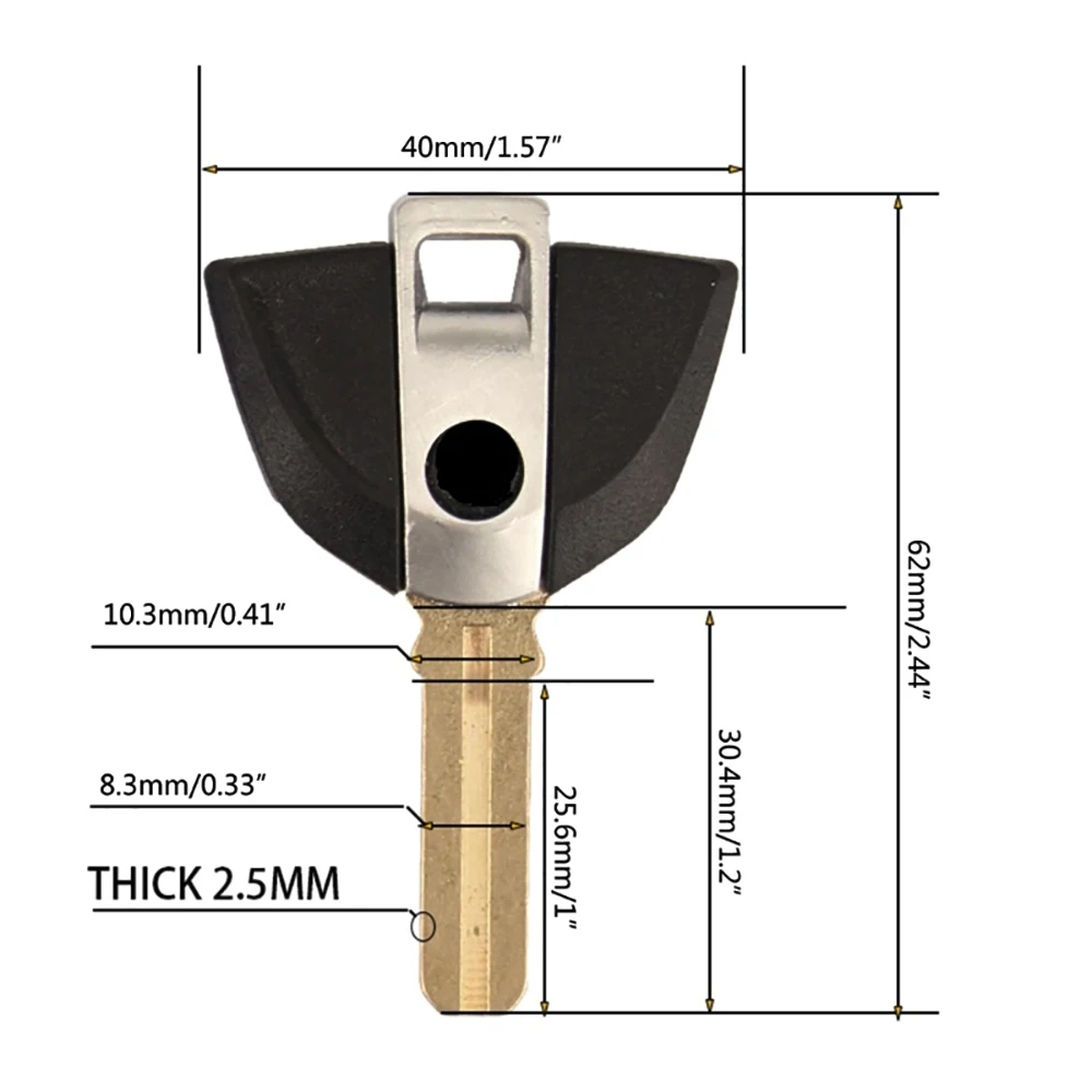 오토바이 언컷 블레이드 블랭크 키, 모터 블랭크 블레이드 키, BMW S1000XR K1600GT F800R HP4 R1200R F700GS S1000R R R Nine T K1600GTL