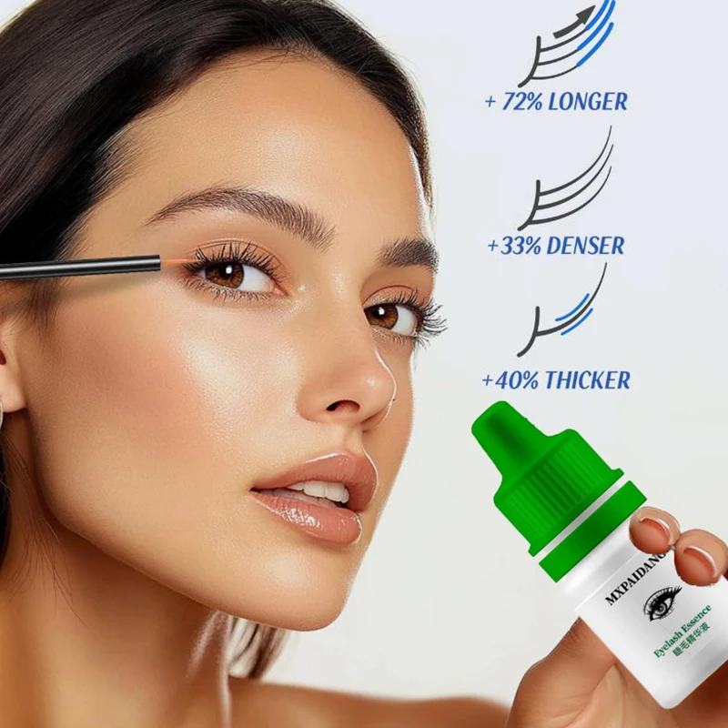 Schnelles Augenbrauenwachstumsserum, Wimpern-Haarwachstum, Anti-Haarausfall-Produkt, verhindert Haarausfall, volleres, dickeres, verlängertes Augenbrauen-Make-up