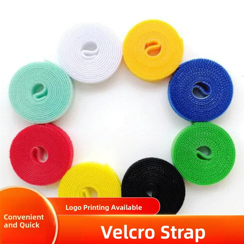 Double-Sided Nylon Back-To-Back Magic Tape for Curtain Binding And Cable Management Clothing Magic Tape Strap DIY Sewing Acce...