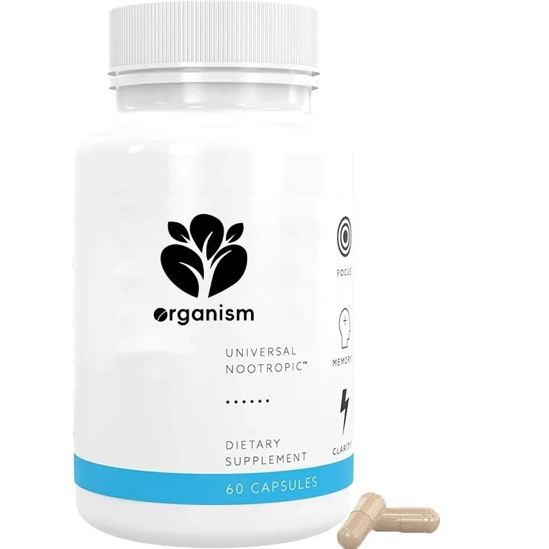 

Brain Booster Supplement for Focus, Memory, Energy - 60 Capsules - Plant-Based, Naturally Sourced Memory Vitamins for Better