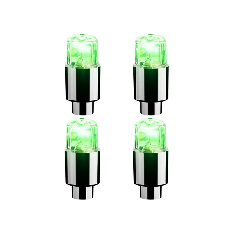2/4/8 Stück Bunte LED-Radventillichter Motorrad Auto Radventilkappen Universelle Staubdichte Fahrradventilabdeckung