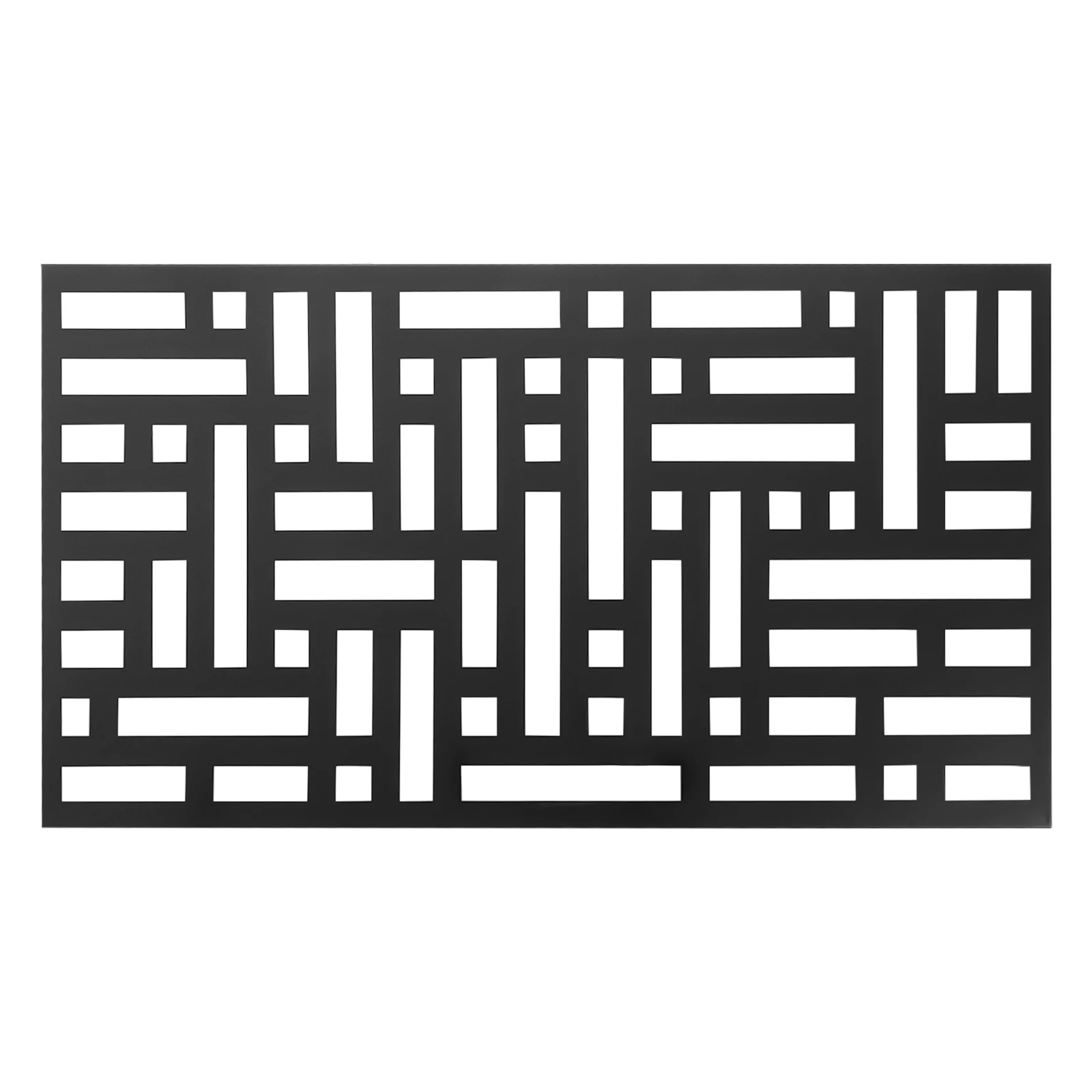 

23,6*46*0,7 дюйма, черные декоративные наружные панели для конфиденциальности, металлический забор для патио с экраном конфиденциальности для наружного украшения в помещении