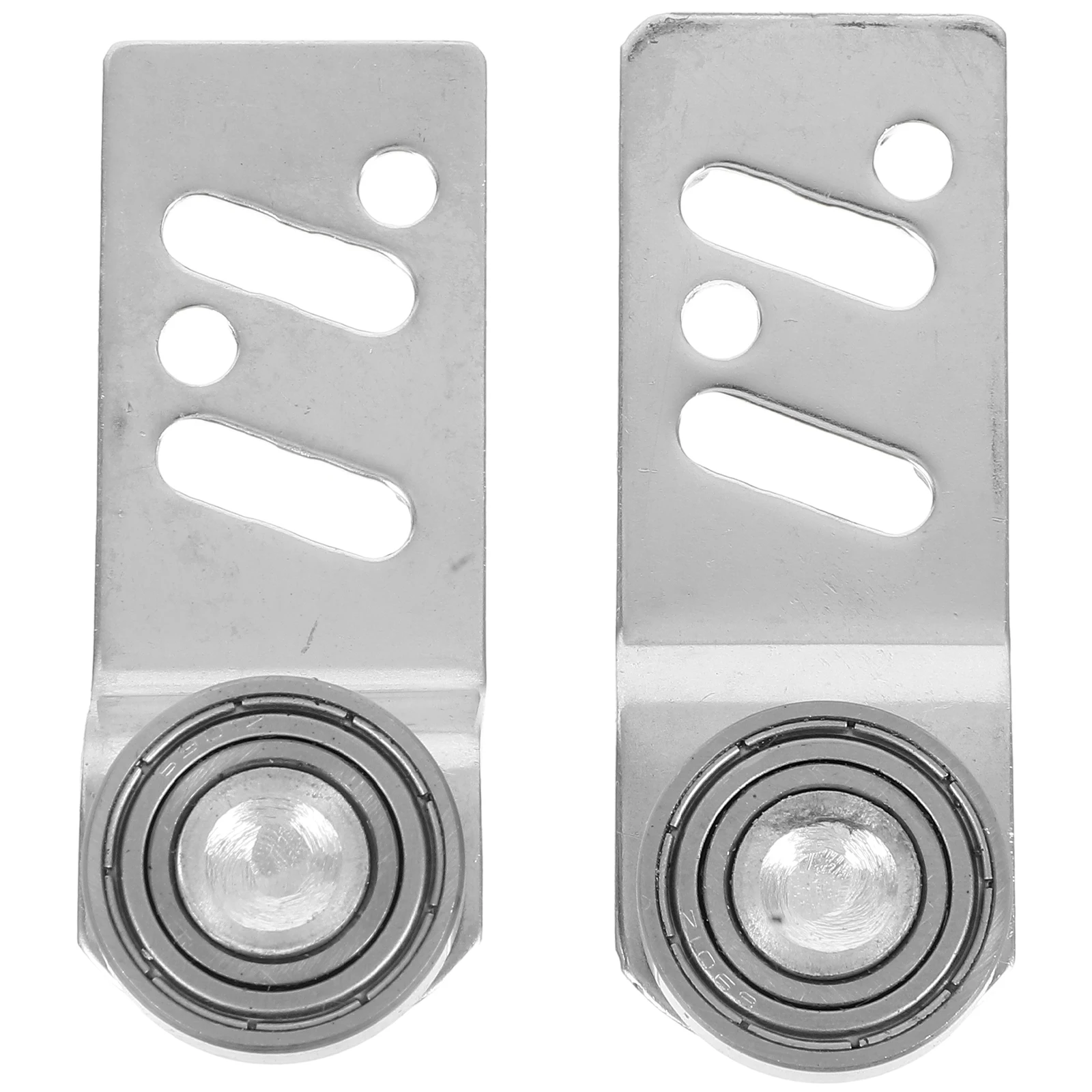 

Stainless Steel Hanging Pulley Double Channel 23mm Shaft Guide Sliding Door Window Cabinet Closet Roller System High Load