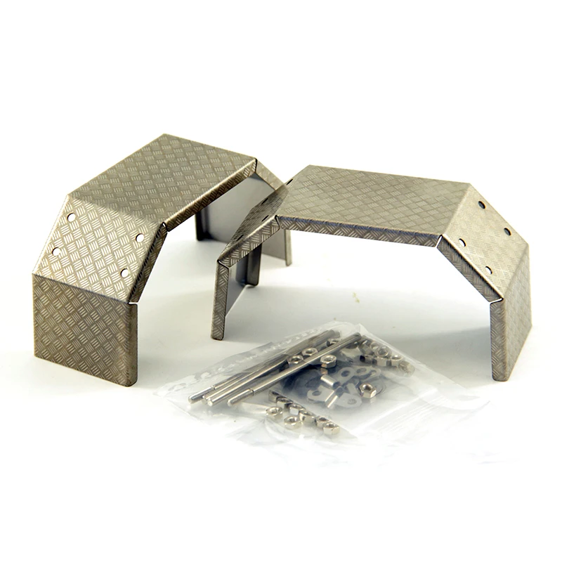 Stainless Steel Fender Wheel Eyebrow for 1/14 Tamiya RC Truck For scania For volvo For man DIY Parts