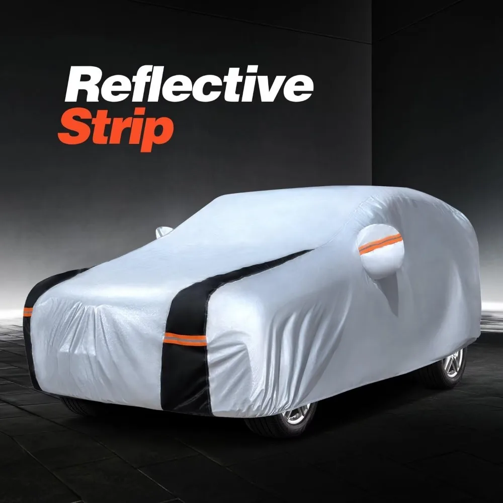 غطاء سيارة خارجي كامل مقاوم للماء للخدمة الشاقة لسيارة Minivan حماية لجميع الأحوال الجوية والمطر والشمس والرياح 1998-2025 نموذج سيدان MPV