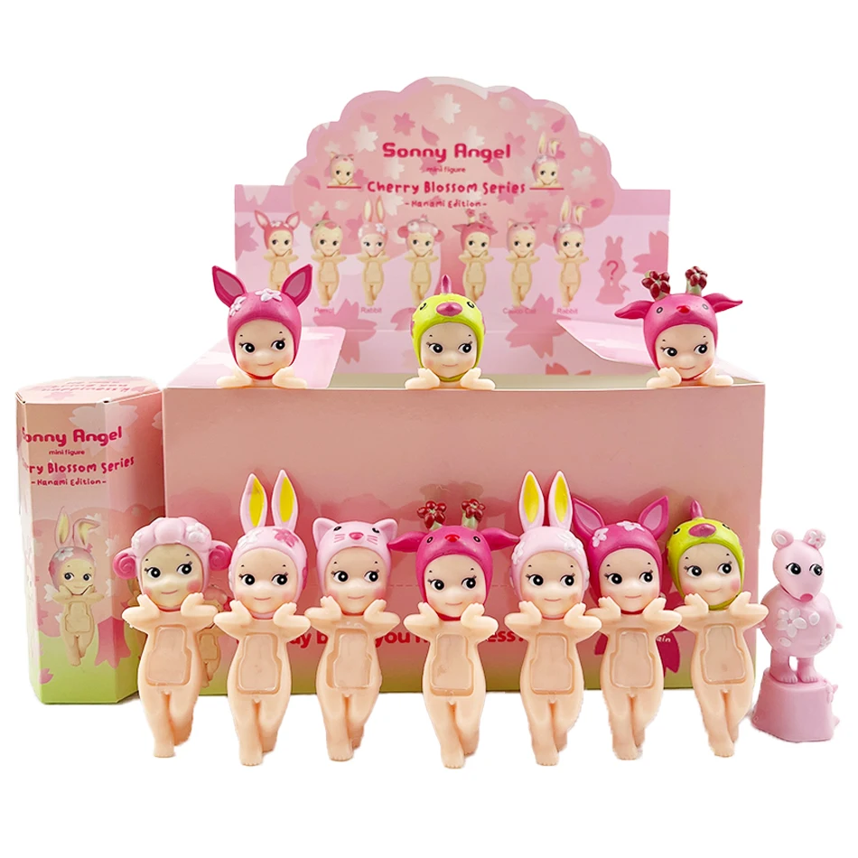 Neue Sonn Angel Cherry Blossom Series Blind Box Toy Hanami Edition Sammlerstück Minifigur Desktop Dekor Kindergeburtstagsgeschenk