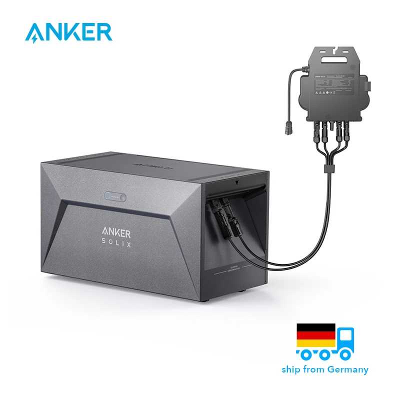 Anker Solix Solar Bank E1600 800 W with Memory 1.6 kWh Battery Capacity IP65 6000 Charging Cycles LFP Battery