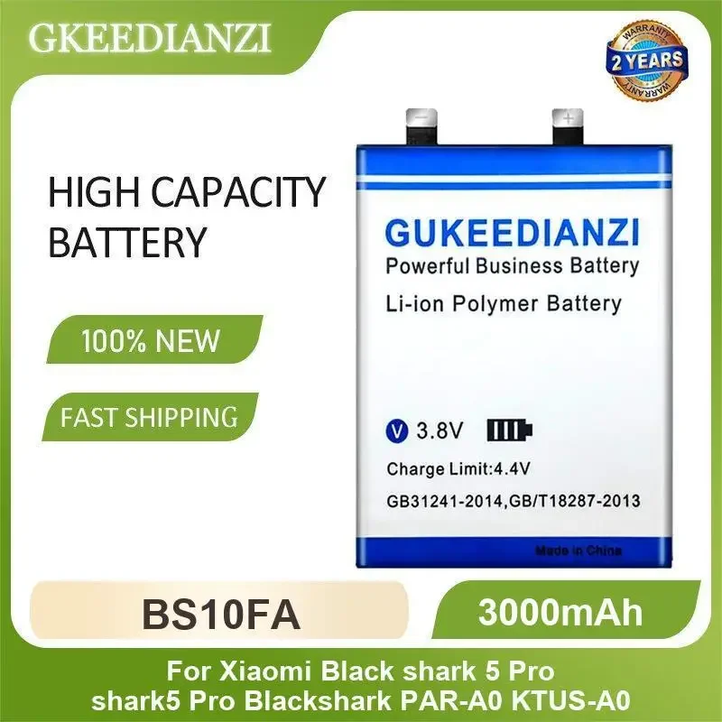 بطارية لشاومي بلاك القرش 2 3 3S 1 ثنائي الشريحة TD-LTE 4 5 Pro SKR-A0 AWM-A0 PAR-A0 KTUS-A0 BS03FA BS08FA BS01FA BS06FA BS10FA