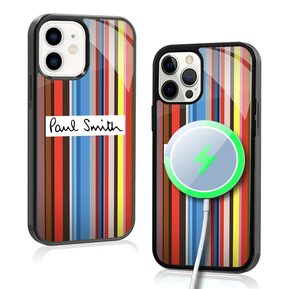 S-Smith Fashion P-Paul Phone Case For IPhone 16 15 Pro Max Case 14 Plus 13 12 11 Magesafe Magnetic Wireless Charge Cover