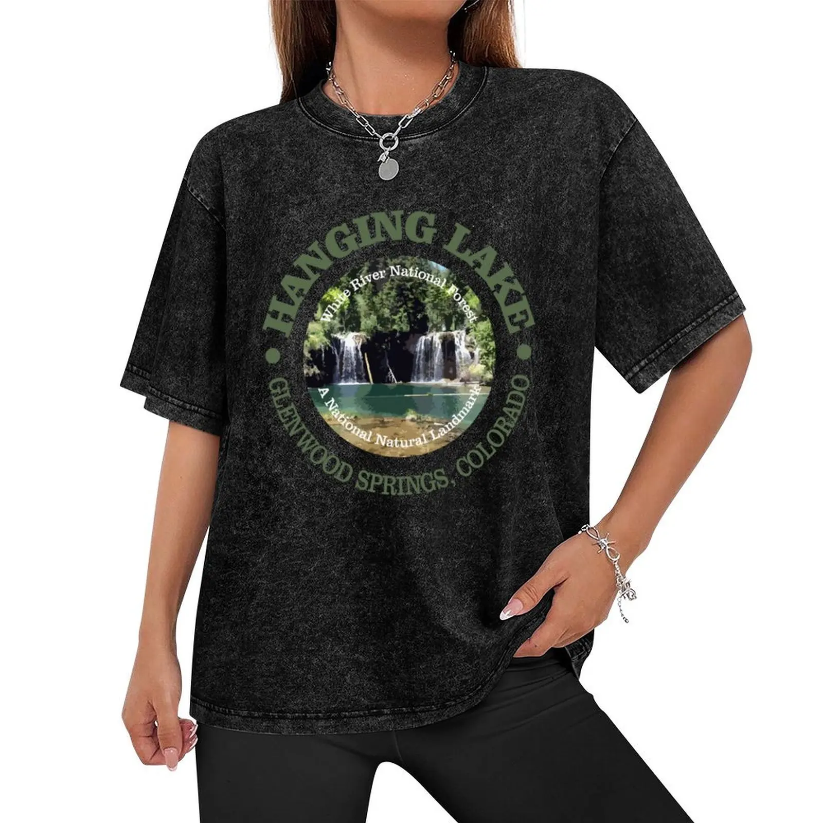 Hanging Lake (OBP) T-Shirt valentines clothes Blouse Short sleeve tee men clothing