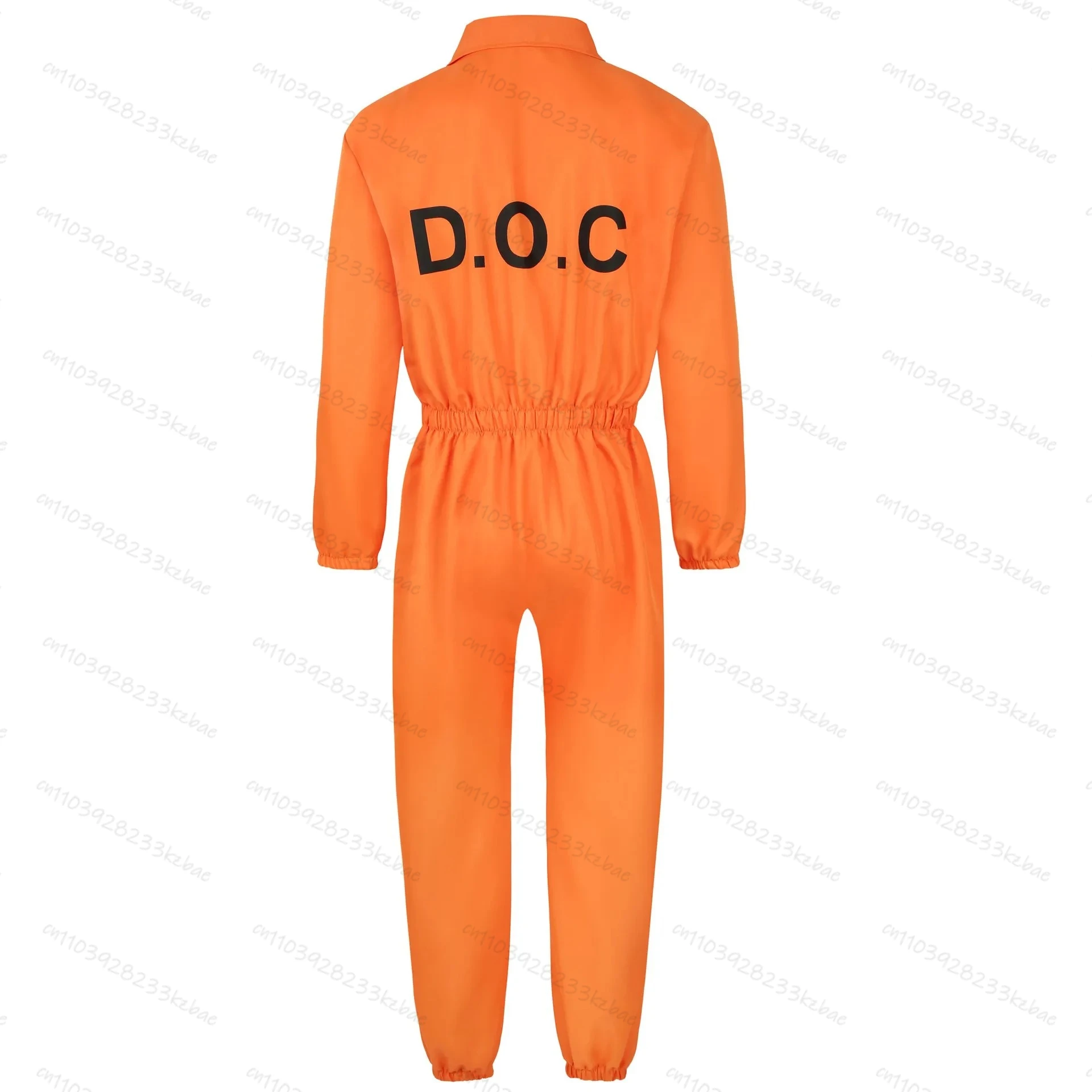 ชุดนักโทษผู้ใหญ่สำหรับฮาโลวีน ชุดคอสตูมนักโทษชายสีส้ม ชุดนักโทษในเรือนจำ ชุดนักโทษสำหรับฮาโลวีน ชุดคอสเพลย์นักโทษ