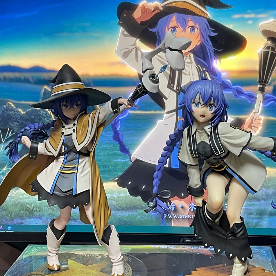 2 أنواع الساحر روكسي Migurdia 25 سنتيمتر عمل الشكل Mushoku Tensei: التناسخ العاطلين PVC أنيمي الشكل تمثال جمع اللعب