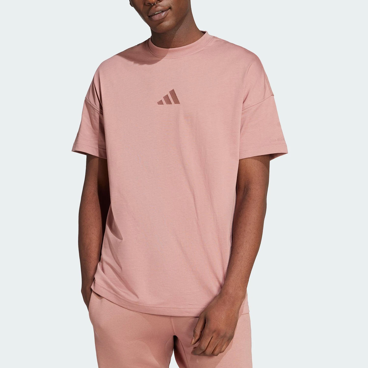 

Adidas Official Genuine 2025 Summer New Men's Running Knit Sports Short Sleeve JI6397