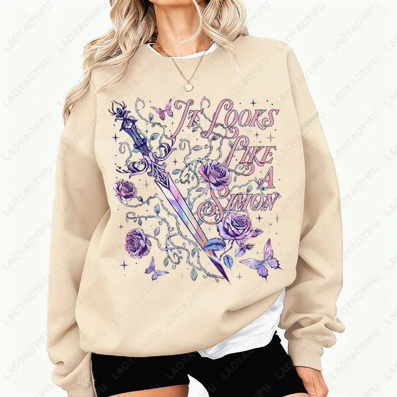 Es sieht aus wie ein Simon Pullover Quicksilver von Callie Hart – Caras Ook Lover Geschenk Fantasy Shirt Romantik Reader Woman Hoodies