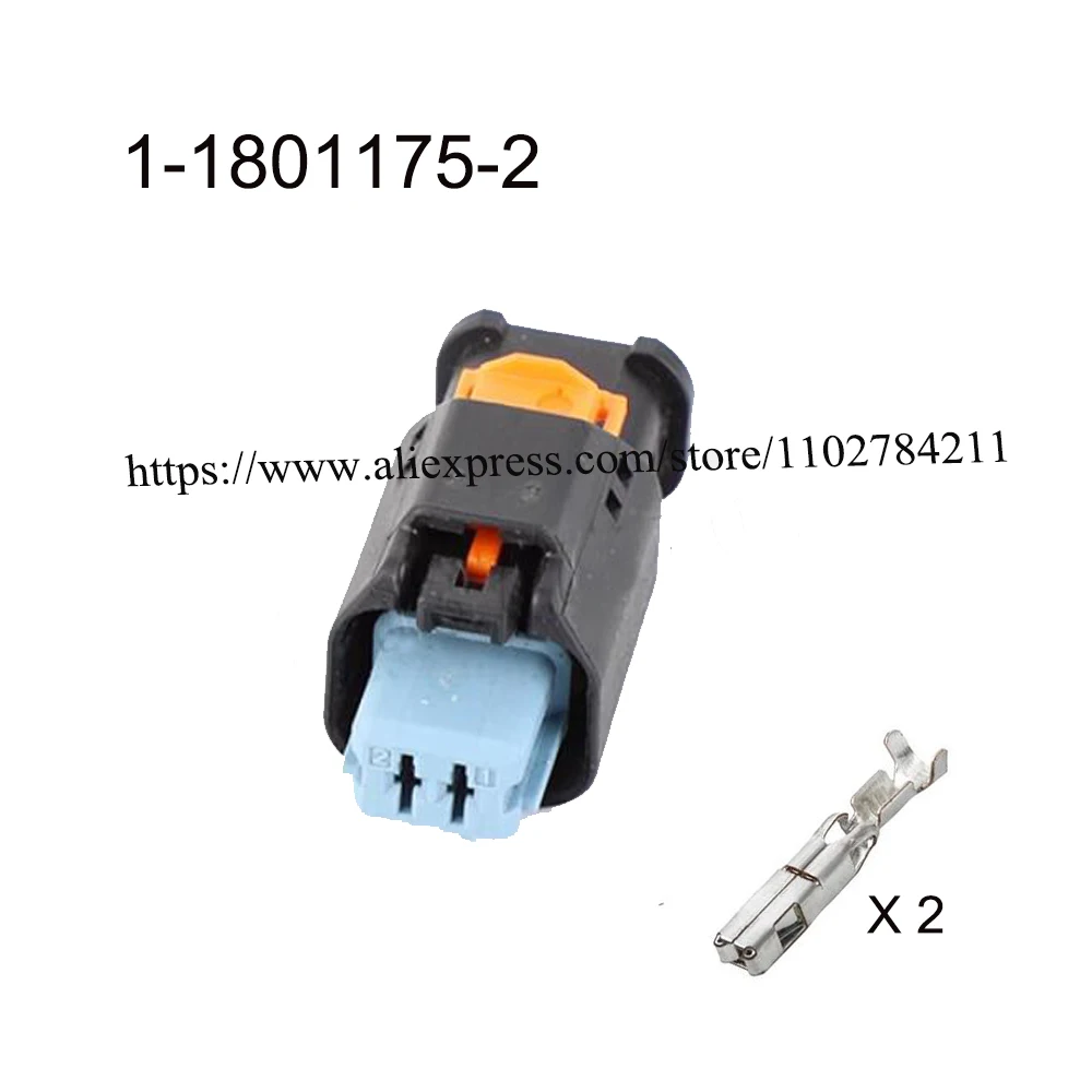 200SET 1-1801175-2 1-1801175-1 1-1801175-3 1-1801175-4 1-1801175-5 1-1801175-6 automotive Waterproof connector 2 pin Plug