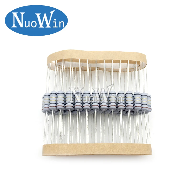 20pcs/lot 1W 5% wire wound resistor Fuse winding resistance 0.1R 0.15R 0.33R 1R 2R 2.2R 3R 4.7R 5.1R 6.8R 10R 22R 47R 100R ohm