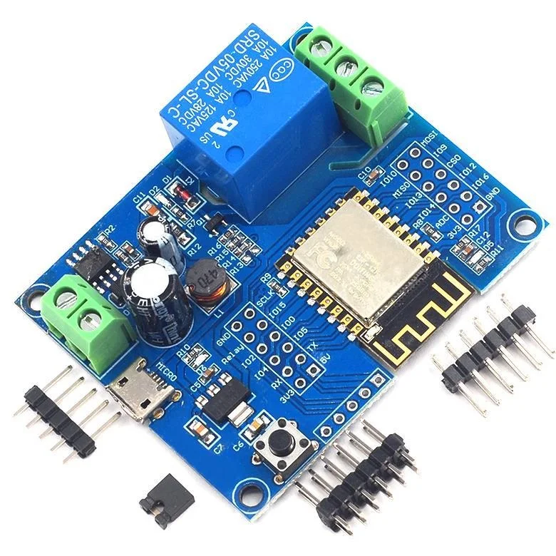 ESP8266 WiFi Single-Channel Relay Module AC DC Power Supply ESP-12F Development Board DC 5-80V 12V 24V 36V Relay Module