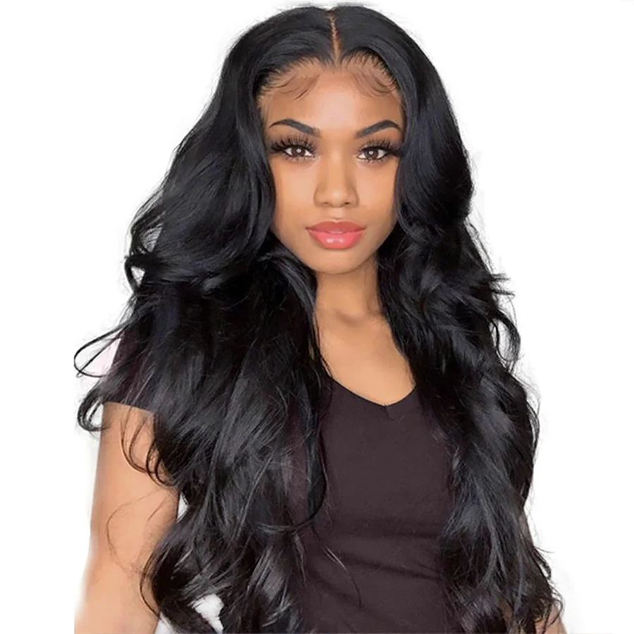 Pre Cut 4X6 Lace Glueless Wig Human Hair Ready to Wear Preplucked Body Wave Glueless Closure Human Hair Wigs