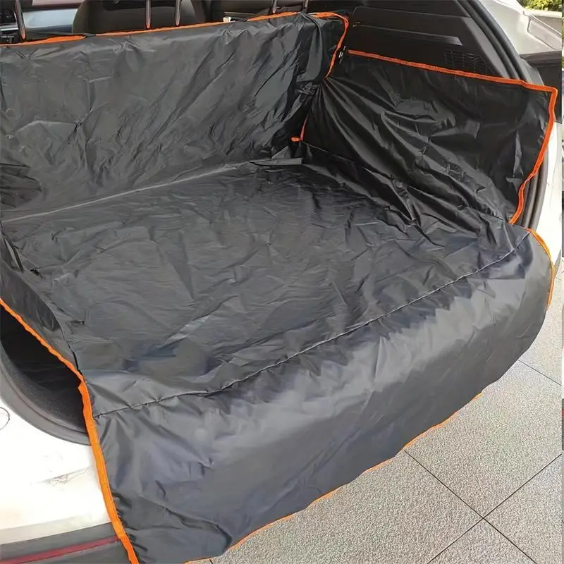 Dog Car Seat Cover Waterproof 600D Oxford Cloth Pet Travel Dog Carrier Car Trunk Mat Protector SUV Cargo Liner For Dogs