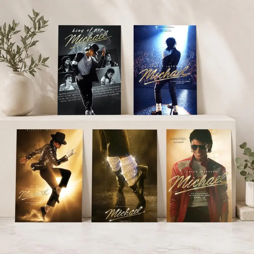 M-Michael Jackson Singer Painting Calligraphy Modern Canvas Wall Art for Bedroom & Living Room | Home Decor Gift