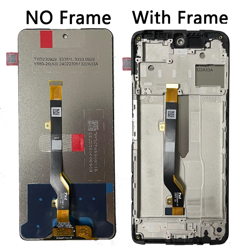 Tested For Infinix Note 30 X6833B X6716B LCD Display Touch Screen Digitizer Assembly Replacement For Infinix Note30 4G Display