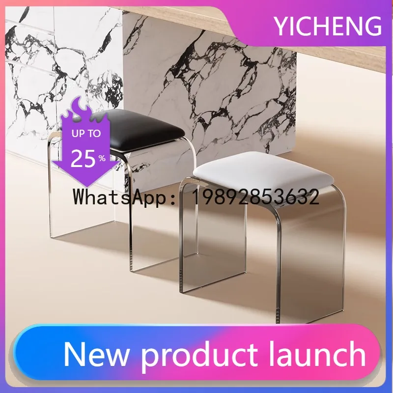 

PYJ Extremely Simple People Chair Cream Style Home Doorway Makeup Changing Shoes Dressing Bench Bedroom Dresser Chair