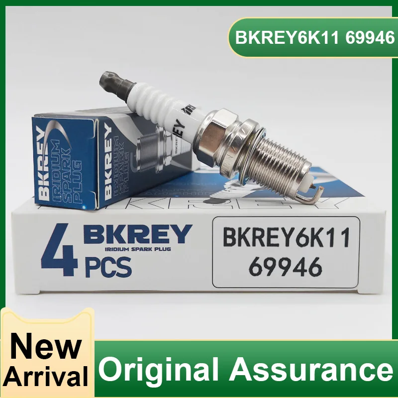 4PCS IZFR6K-11 6994 Bujía de iridio y platino para Honda Fit CRV Odyssey 2.4L Acura MDX RL 3.7L TL 3.2L para BKREY6K11 69946