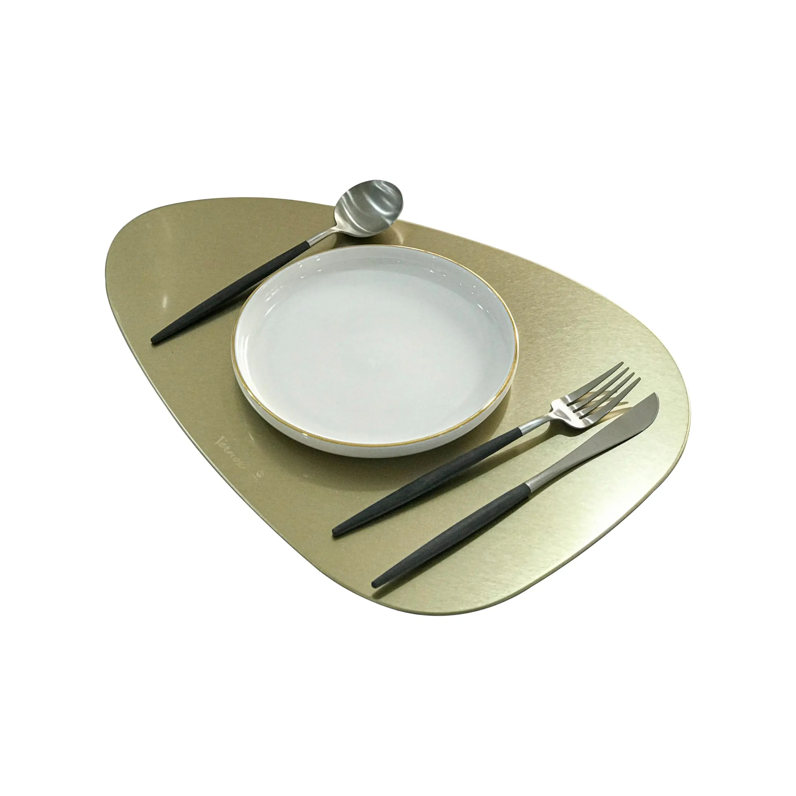 VERNOX Kitchen Table Mat (Large - 4 pcs) (Gold)