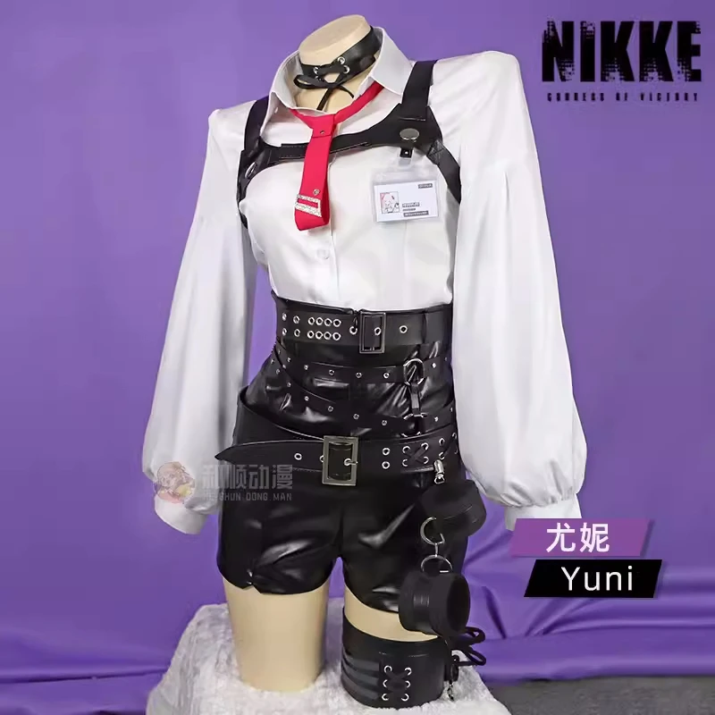 Yuni Cosplay Costume Game Goddess of Victory Nikke Anime Fashion Uniform Women Role Play Clothing Comic-con Halloween Suit