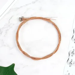 1 SET 6 Pieces Copper Guitar Strings 1-6 for Classical Classic Steel Wire Classic Acoustic Folk Guitar Parts Accessories