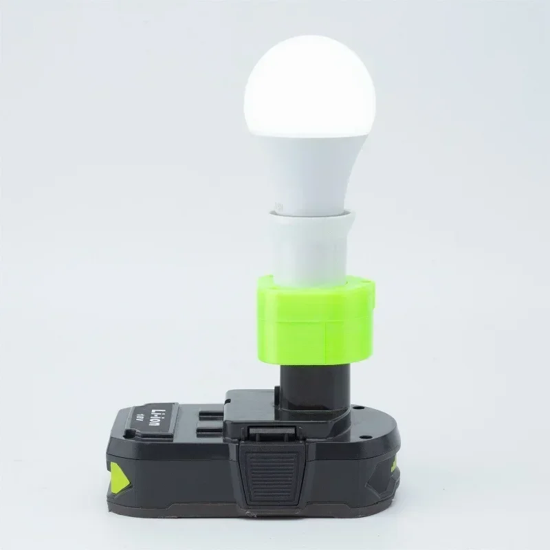 LED Work Light For RYOBI One+ 18V Lithium Battery P108 P104 18V Series Battery Portable E27 Bulb Lamp (Not include  battery)