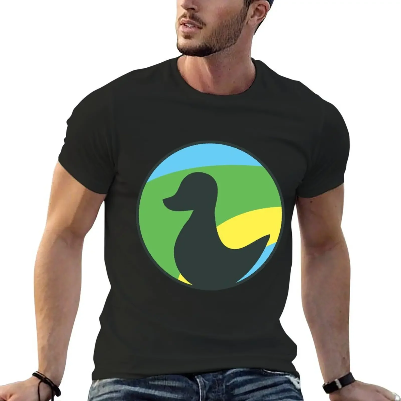 

Siligong Valley logo duck only T-Shirt oversized graphic tee man t shirt shirts men