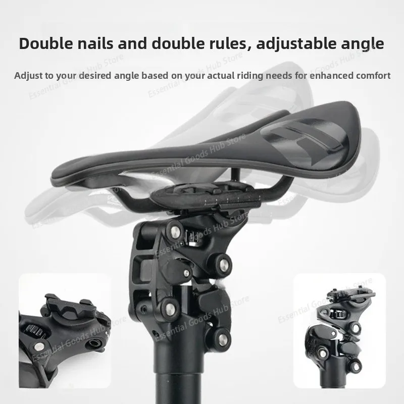 Bicycle Suspension Seatpost Shock Absorber Seat Post 350mm*27.2mm/28.6/30.0/30.4/30.9/31.6/33.9mm MTB/E-Bike Seat Tube