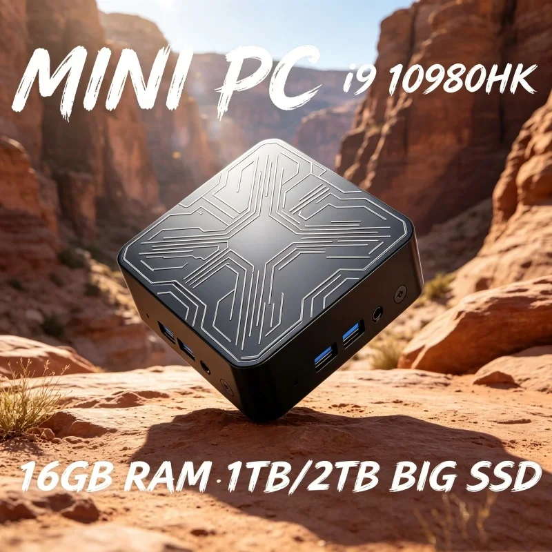 Mini PC Torrid Merlin 2026 Equipado con Procesador Intel Core i9 10980HK, RAM de 1 TB, SSD, WIFI 6, BT5.2, 4K HD, Ideal para Juegos y Negocios