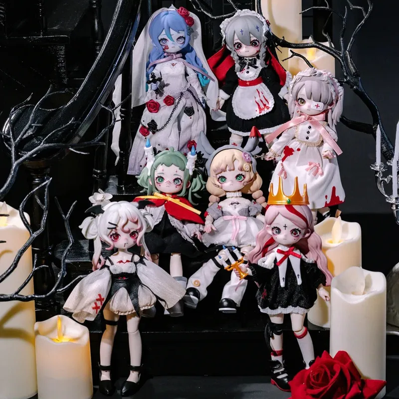 

Nyssa Bizarre Nightmare 12 Points Bjd Blind Box Dark Gothic Aesthetics Fashion Movable Action Figurine Girl Toy Exquisite Gifts