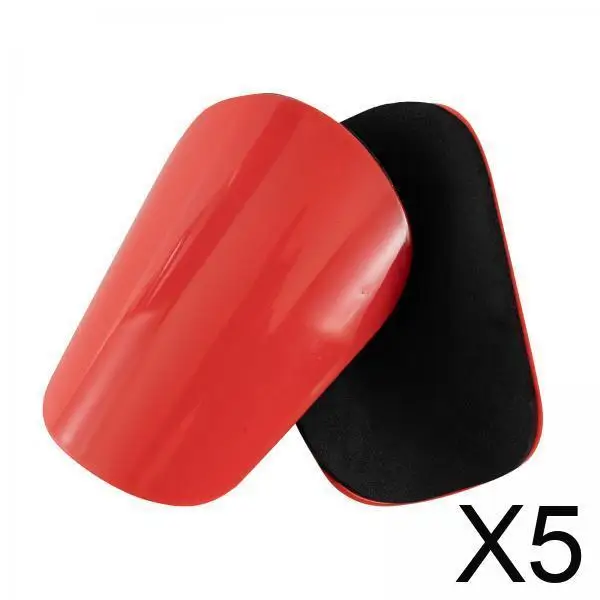 

5x Mini Soccer Shin Guards for Calf Protection, Gear for Men And Women