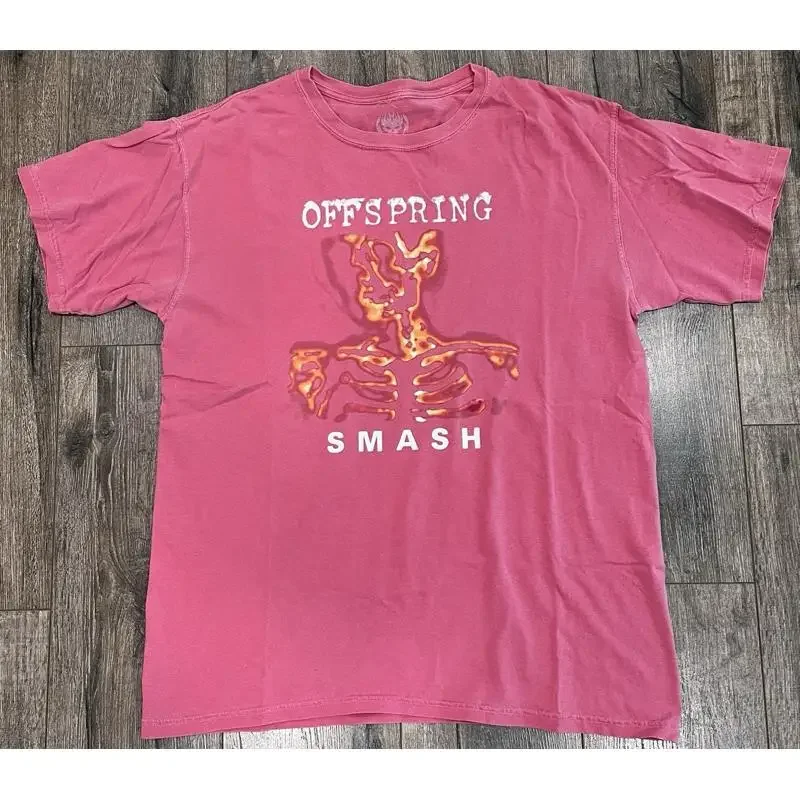 2018 The Offspring Smash Concert Tour Large Hot Pink T Shirt
