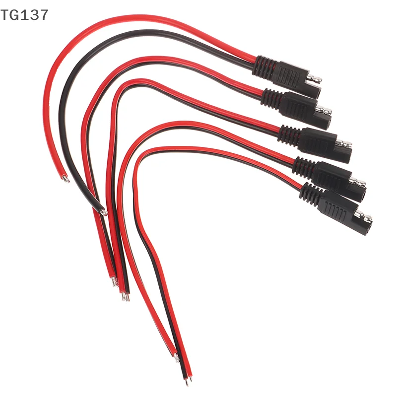 SAE Quick Extension Connector Cable SAE Connector Disconnect Plug Power Automotive Solar Panel Cable Male Female Plug Wire