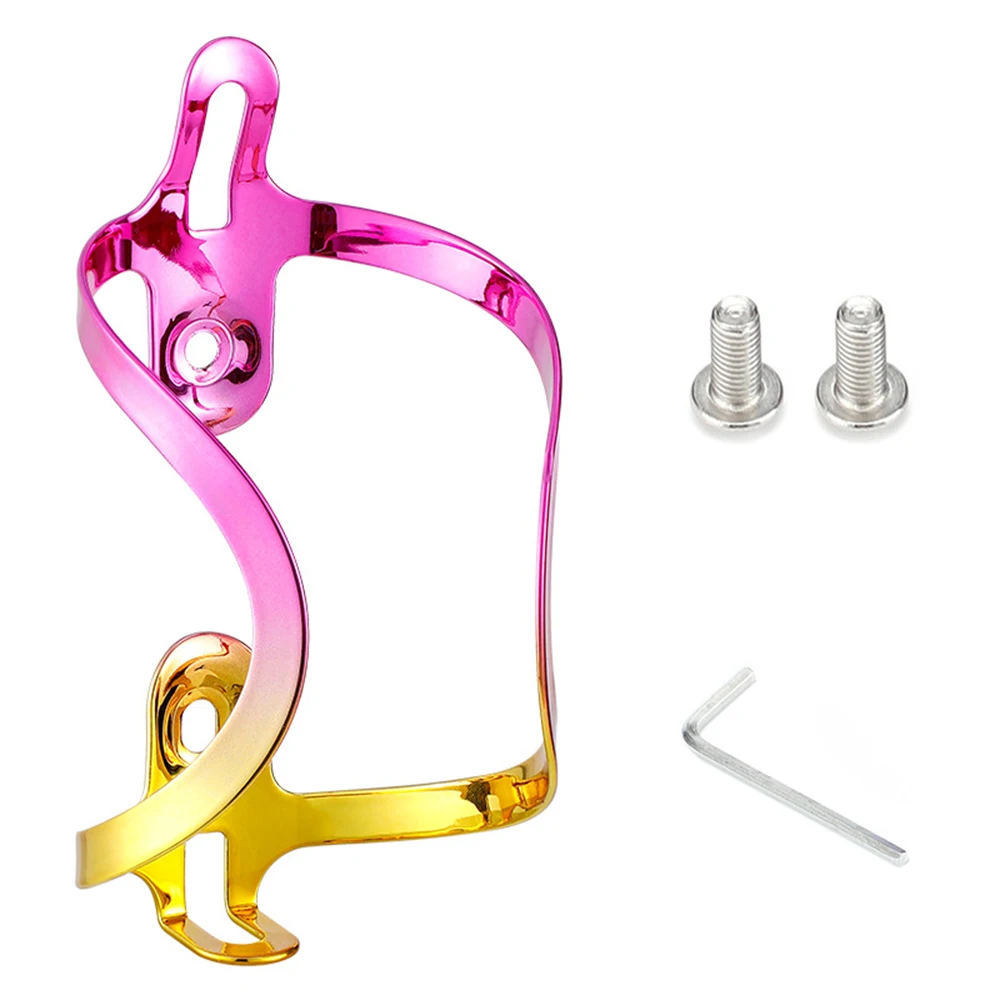 Strong Aluminum Alloy Water Bottle Mount for Bicycles Featuring Light Weight Design and Weatherproof Vacuum Plating