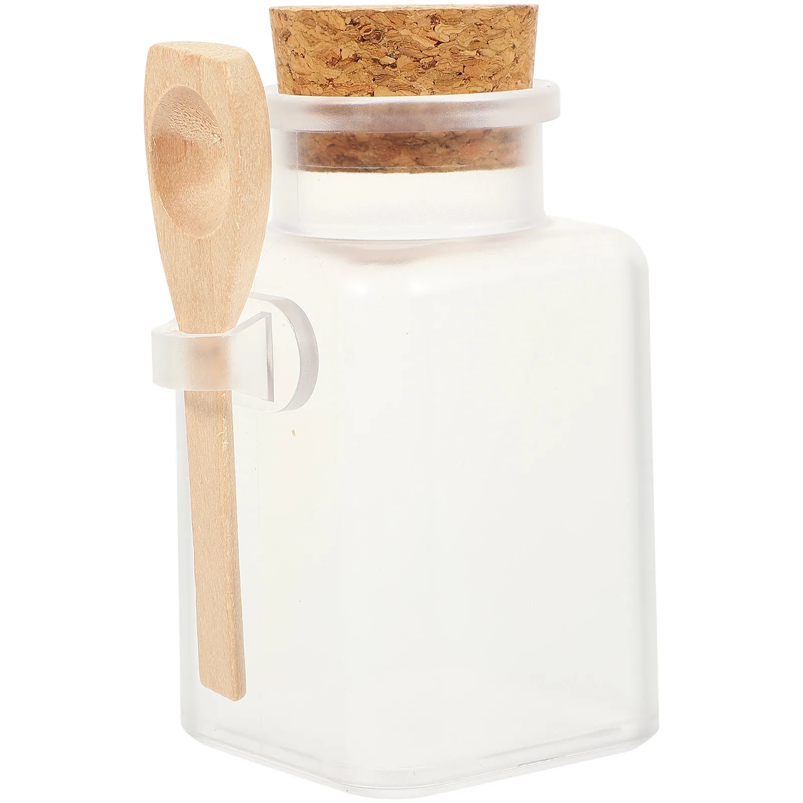 

Набор из 6 портативных герметичных матовых флаконов для соли для ванн с пробковой крышкой, контейнеры для хранения талька в дороге